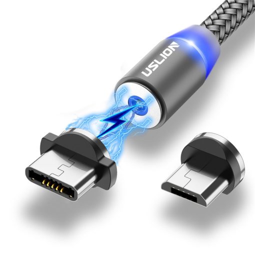 Magnetic USB Fast Charging Micro / Type C Cable - Image 3